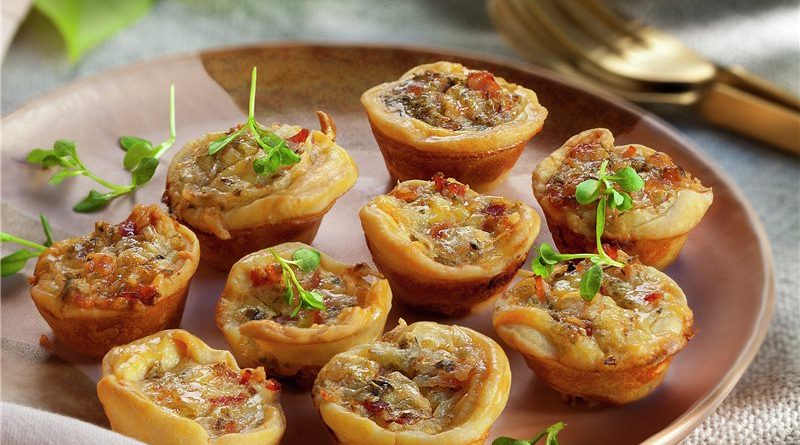 Low Carb Mini Quiches de Espinafre e Queijo