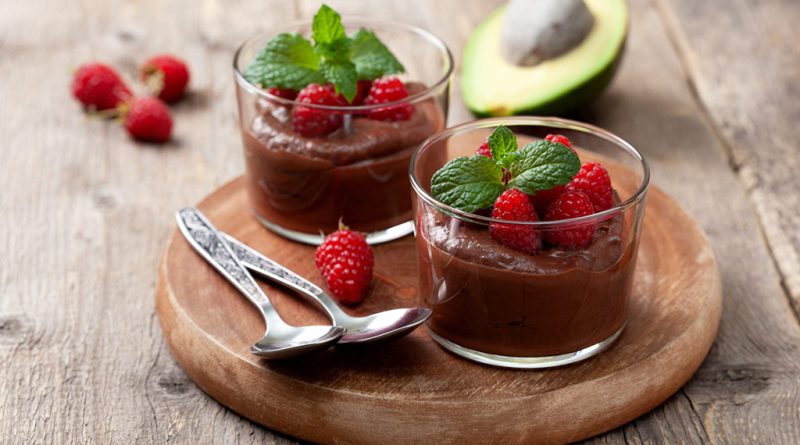 Mousse de Chocolate Amargo com Abacate