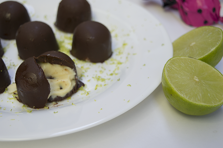 Trufas de Limão com Recheio de Leite Condensado