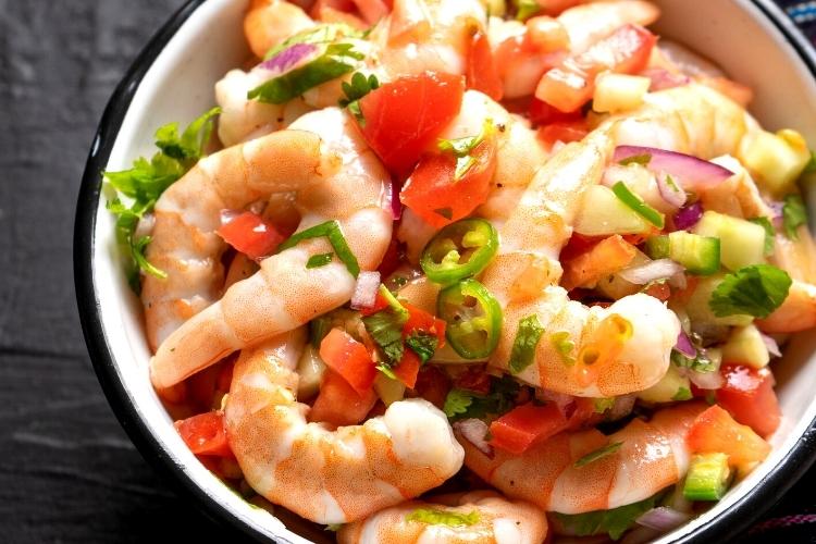 ceviche de camarao