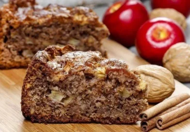 sem gluten Bolo de Maçã e Canela