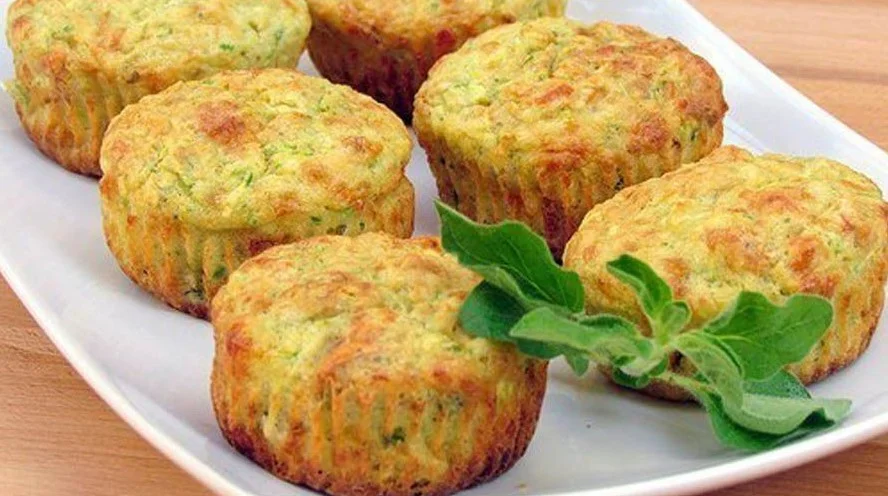 sem gluten Muffins de Ovos e Vegetais