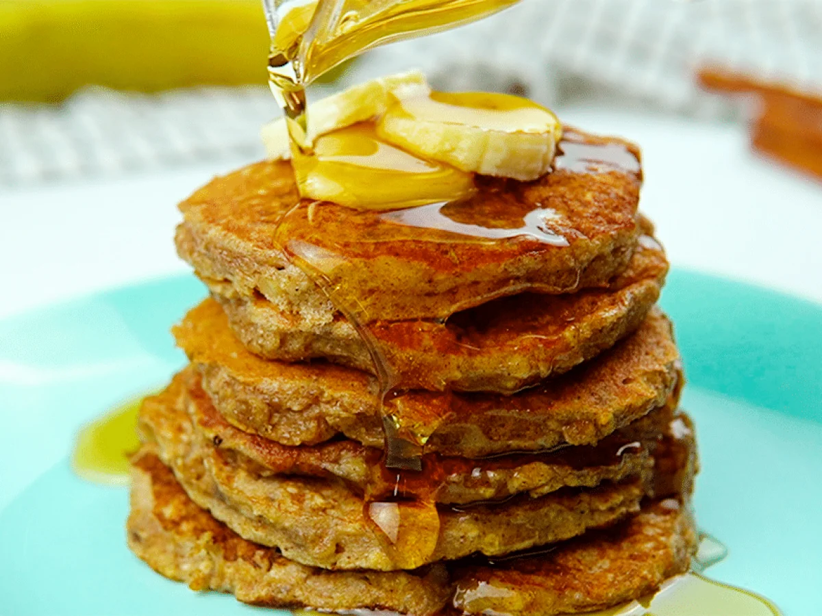 sem gluten Panquecas de Banana e Aveia