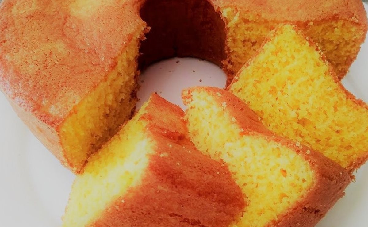 Bolo de Fubá com Laranja de Liquidificador